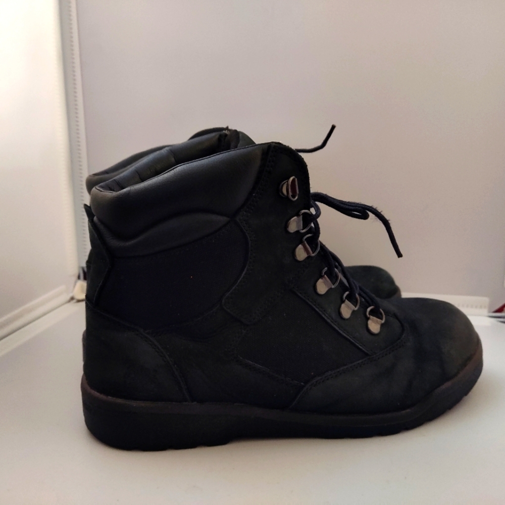 Timberland Men’s Waterproof Field Boots In Black Size 7